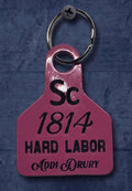 Hard Labor Duplicate Ear Tag Key Chain