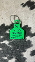 Rhino USA Mouse Trap Duplicate Ear Tag Key Chain