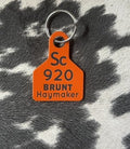 920 Brunt Haymaker Duplicate Ear Tag Key Chain